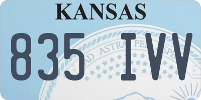 KS license plate 835IVV