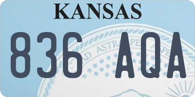 KS license plate 836AQA