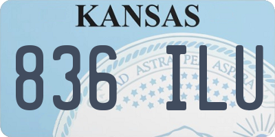KS license plate 836ILU
