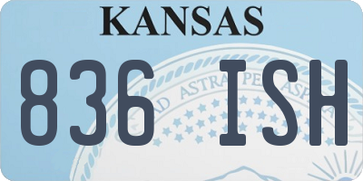 KS license plate 836ISH