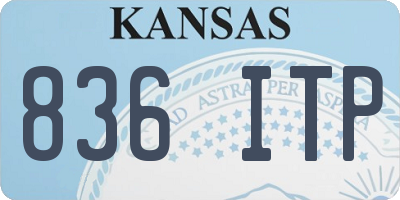 KS license plate 836ITP