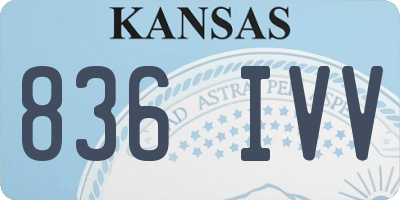 KS license plate 836IVV