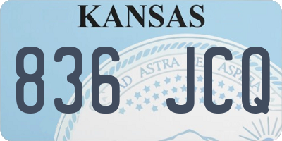 KS license plate 836JCQ