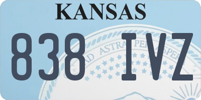 KS license plate 838IVZ