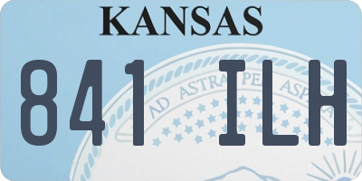 KS license plate 841ILH