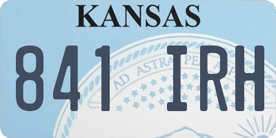 KS license plate 841IRH
