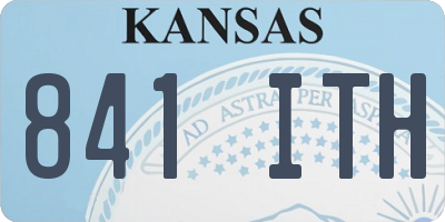 KS license plate 841ITH