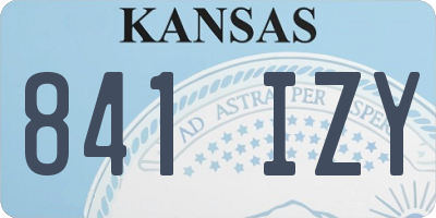 KS license plate 841IZY