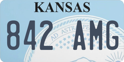 KS license plate 842AMG