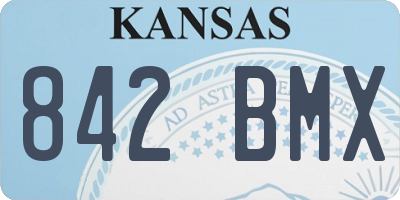 KS license plate 842BMX