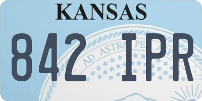 KS license plate 842IPR