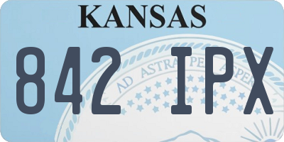 KS license plate 842IPX