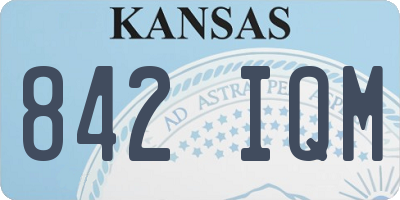 KS license plate 842IQM
