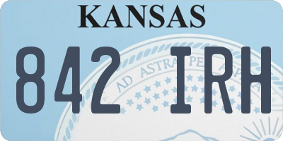 KS license plate 842IRH