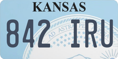 KS license plate 842IRU