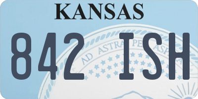 KS license plate 842ISH