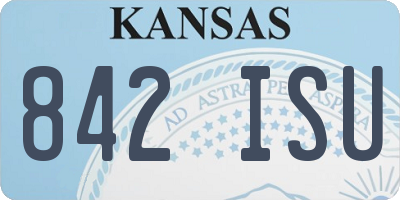 KS license plate 842ISU