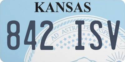 KS license plate 842ISV