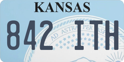 KS license plate 842ITH