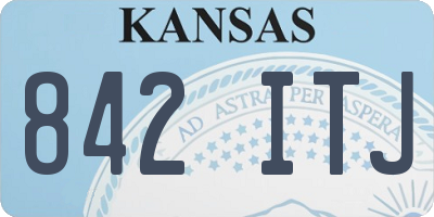 KS license plate 842ITJ