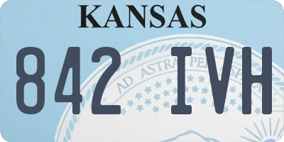 KS license plate 842IVH