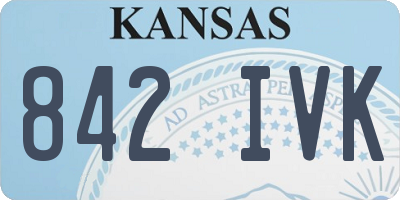 KS license plate 842IVK