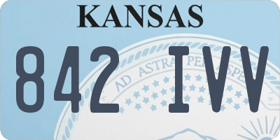 KS license plate 842IVV