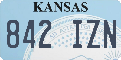 KS license plate 842IZN