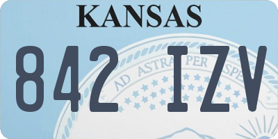 KS license plate 842IZV