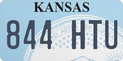 KS license plate 844HTU