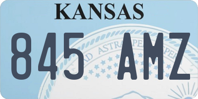 KS license plate 845AMZ