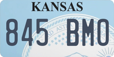 KS license plate 845BMO