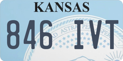 KS license plate 846IVT