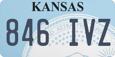 KS license plate 846IVZ