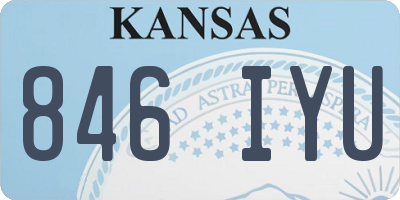 KS license plate 846IYU