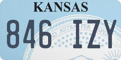KS license plate 846IZY