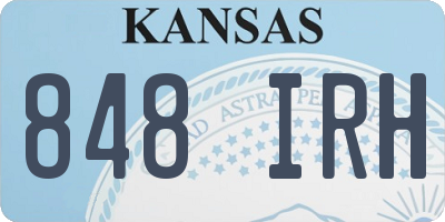 KS license plate 848IRH