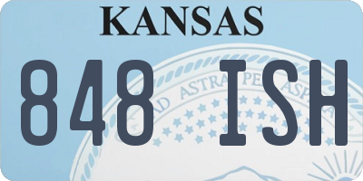 KS license plate 848ISH