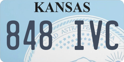 KS license plate 848IVC