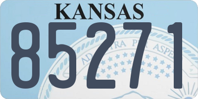KS license plate 85271