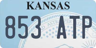 KS license plate 853ATP