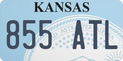 KS license plate 855ATL