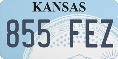 KS license plate 855FEZ