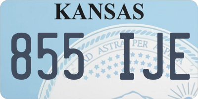 KS license plate 855IJE