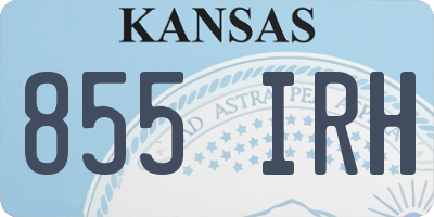 KS license plate 855IRH