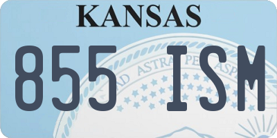 KS license plate 855ISM