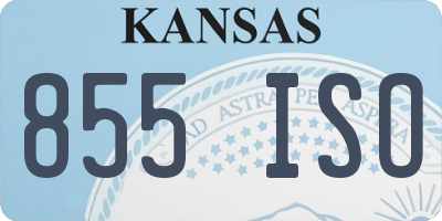 KS license plate 855ISO
