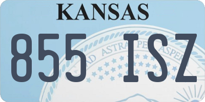 KS license plate 855ISZ