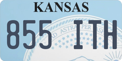 KS license plate 855ITH