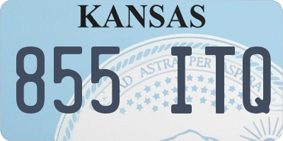 KS license plate 855ITQ